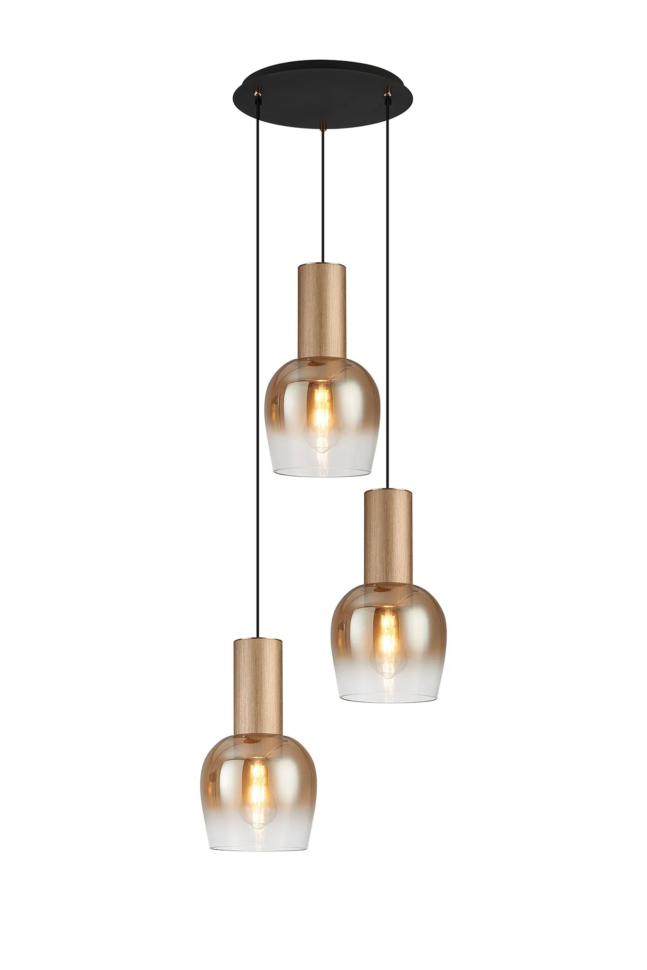 Camden Round Pendant Light- Various Sizes & Finishes