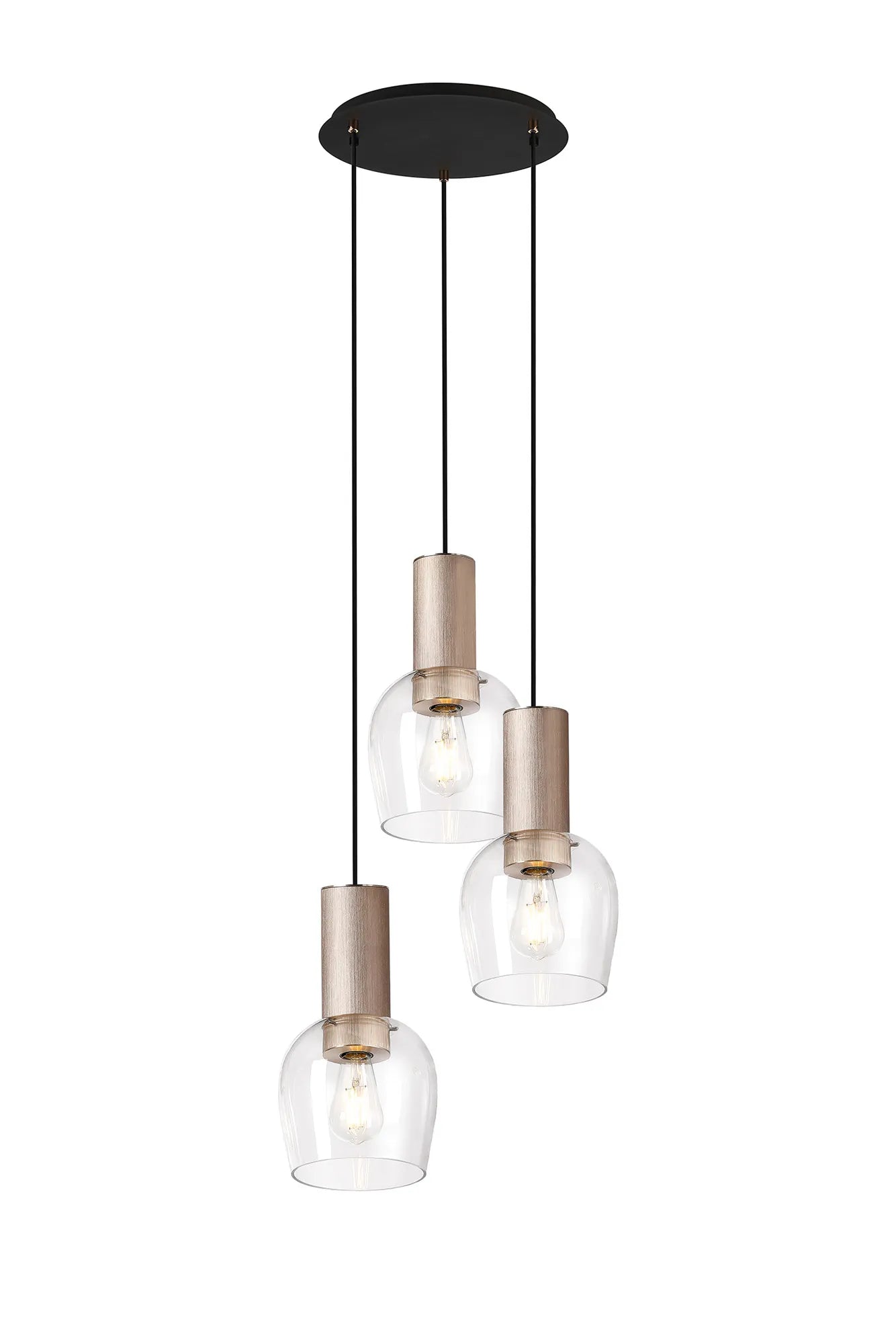 Camden Round Pendant Light- Various Sizes & Finishes