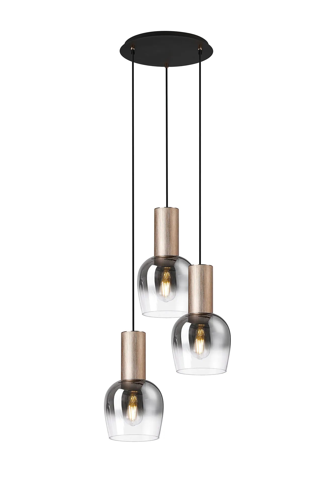Camden Round Pendant Light- Various Sizes & Finishes