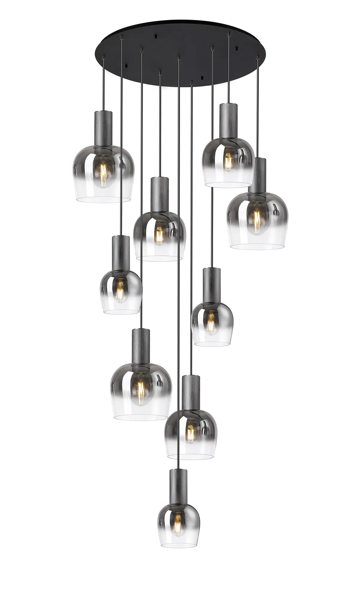 Camden 9 Light Round Pendant In Various Finishes