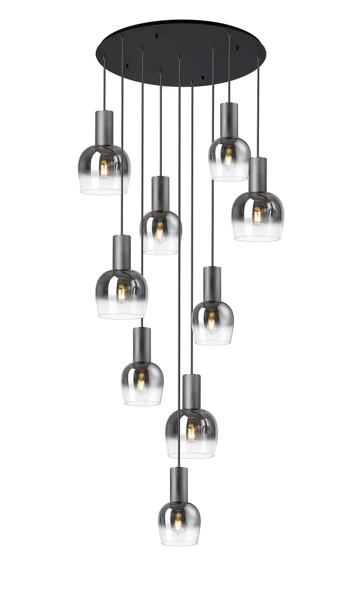 Camden 9 Light Round Pendant In Various Finishes