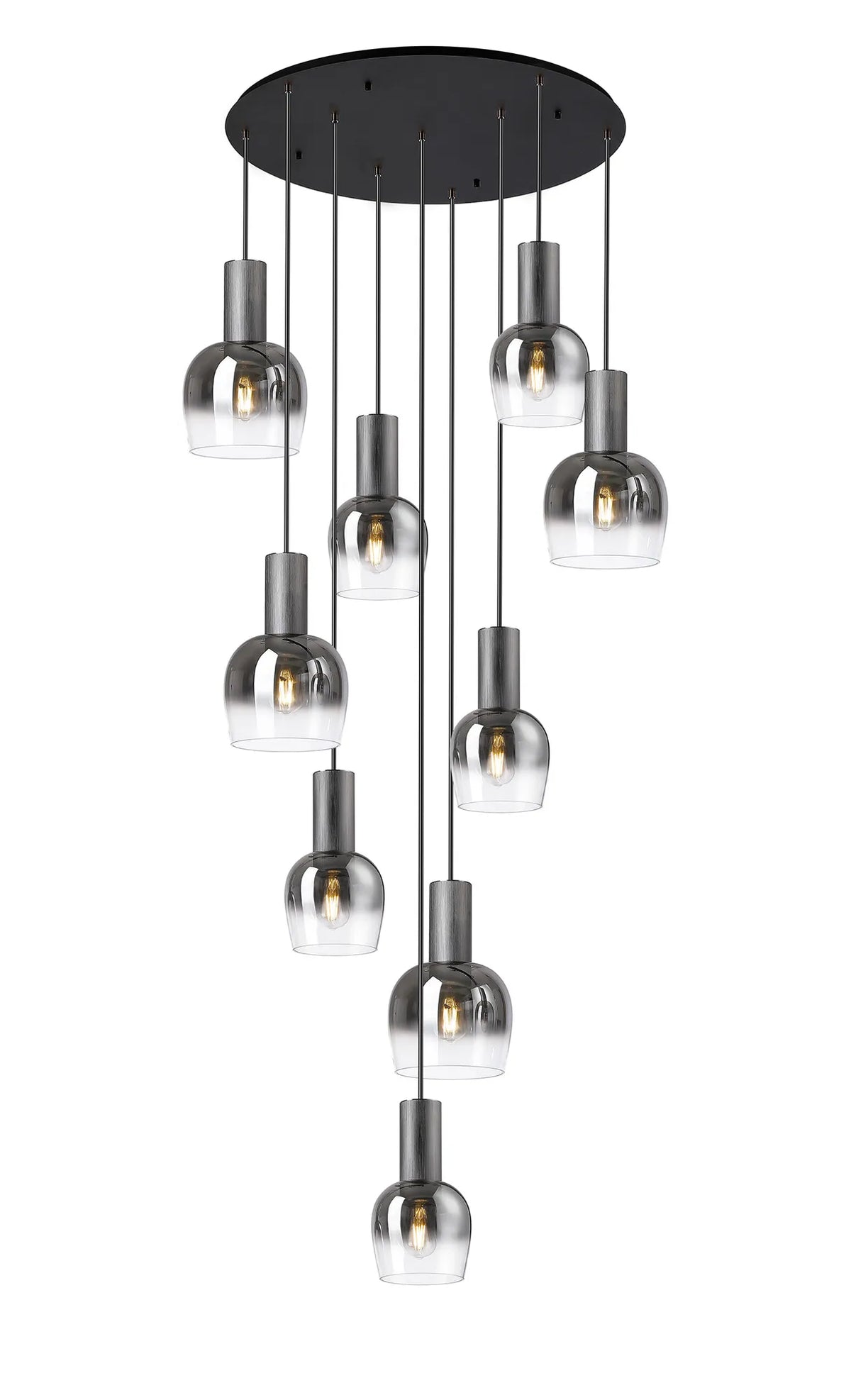 Camden 9 Light Round Pendant In Various Finishes