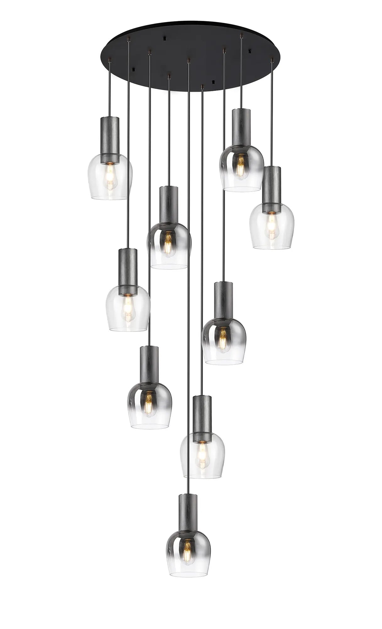 Camden 9 Light Round Pendant In Various Finishes