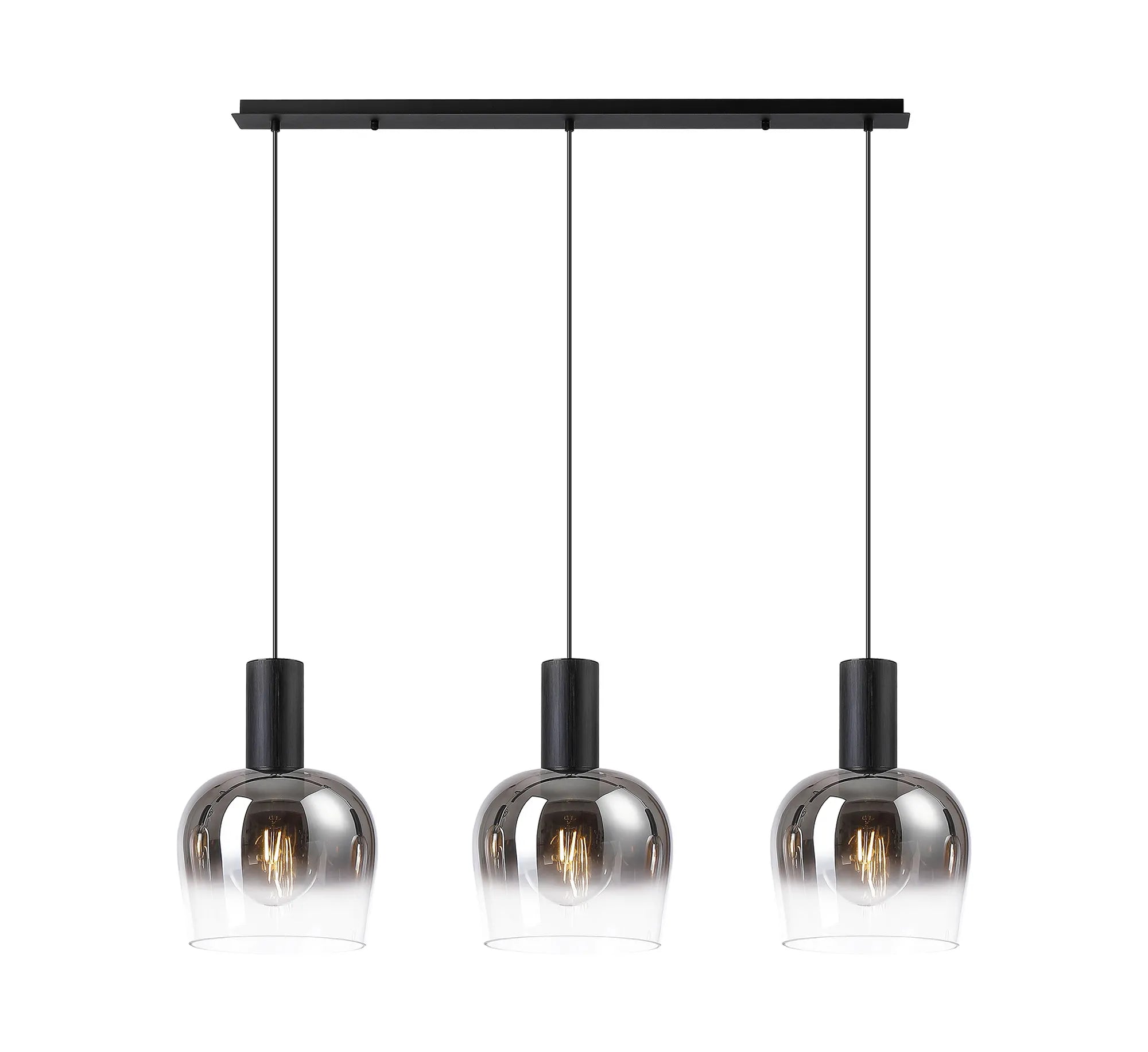 Camden 3Lt Linear Pendant- Various Sizes & Finishes
