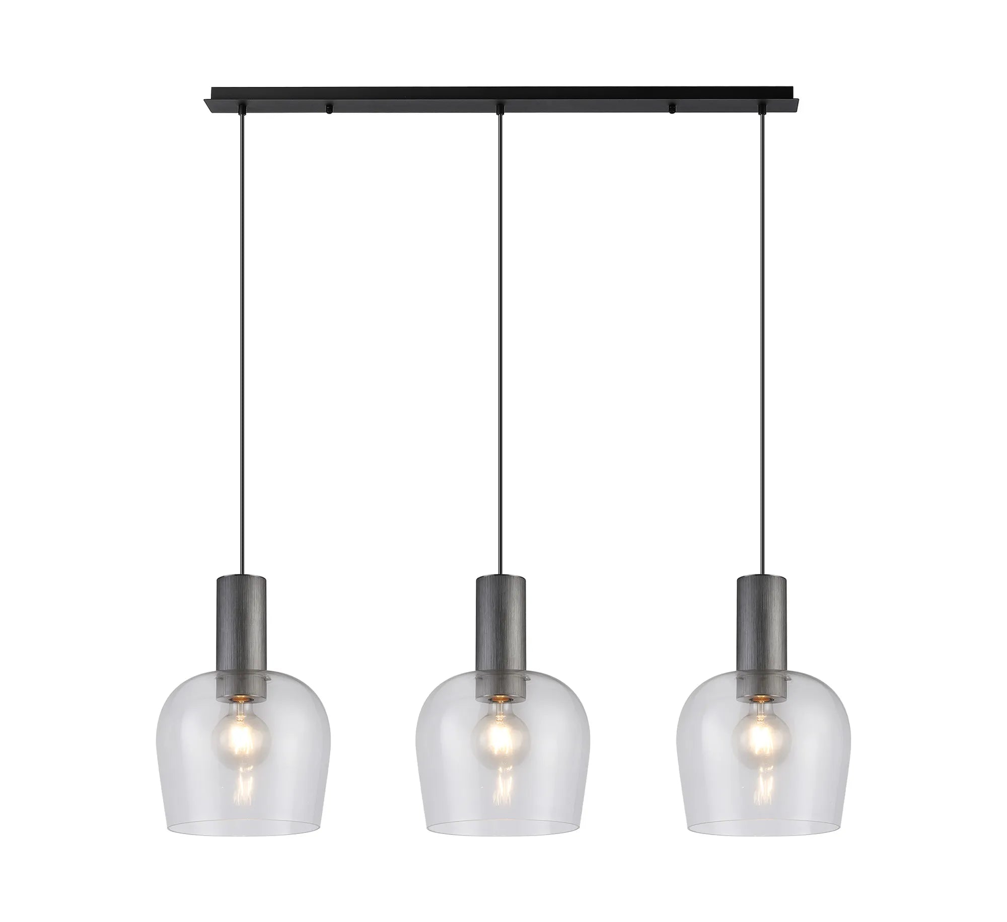 Camden 3Lt Linear Pendant- Various Sizes & Finishes