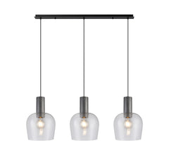 Camden 3Lt Linear Pendant- Various Sizes & Finishes