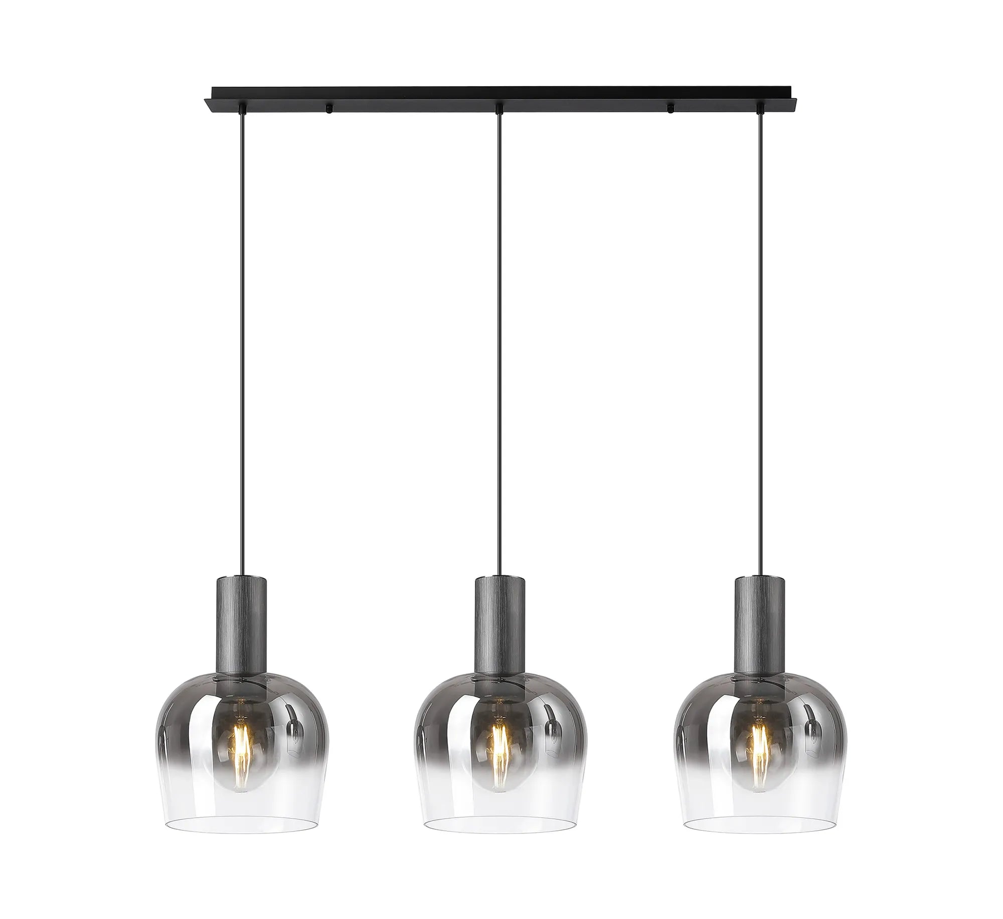 Camden 3Lt Linear Pendant- Various Sizes & Finishes