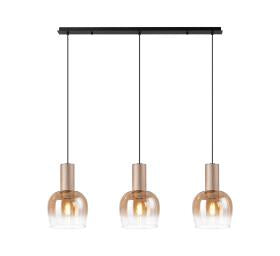 Camden 3Lt Linear Pendant- Various Sizes & Finishes