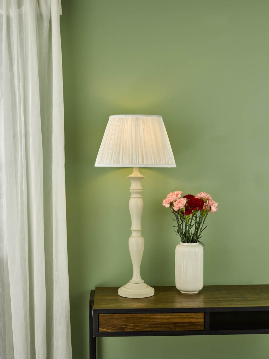 Caycee Table Lamp Cream With Shade E27