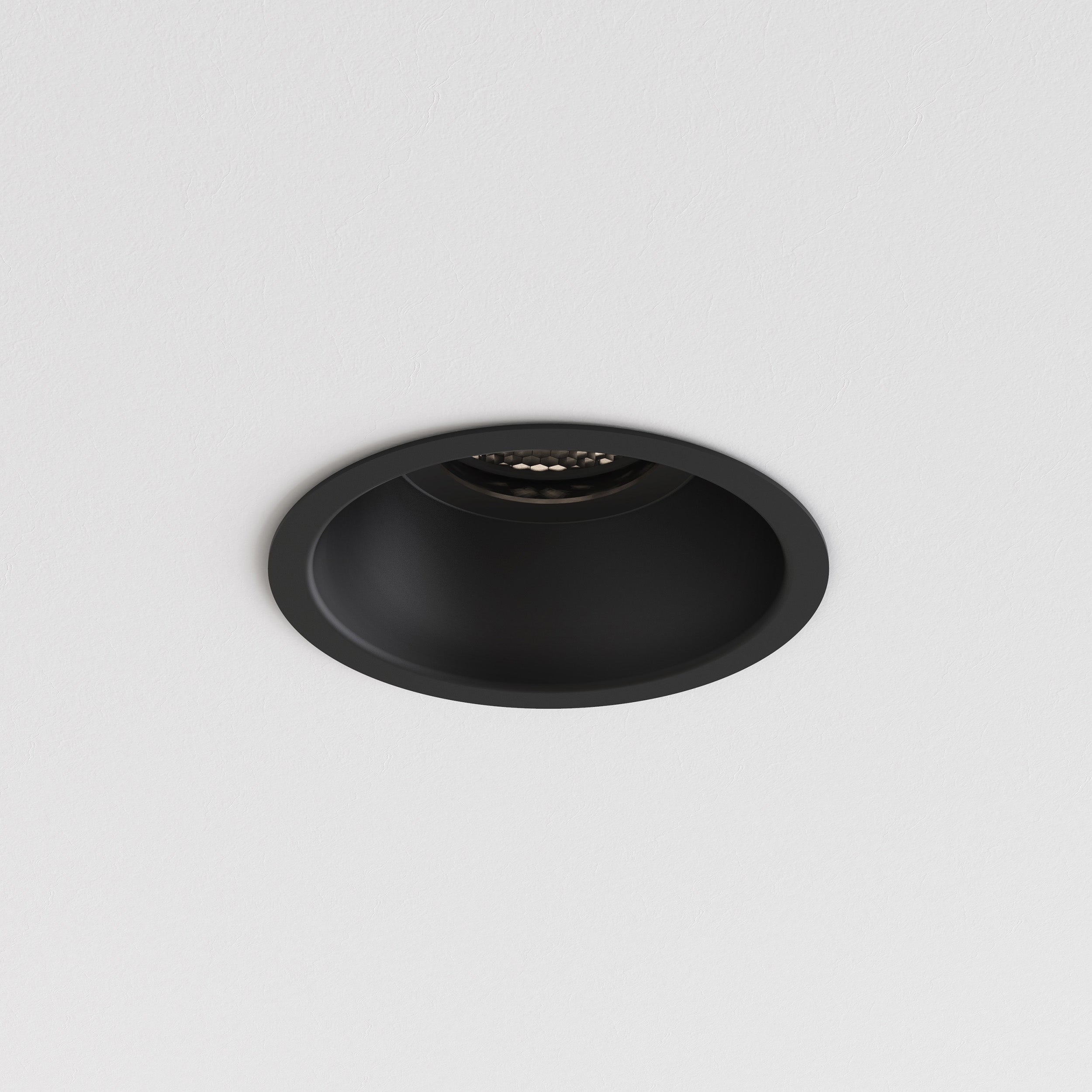 Minima Round/Square IP65 Bathroom Recessed Ceiling Light Various Types - Matt Black/Matt White Finish