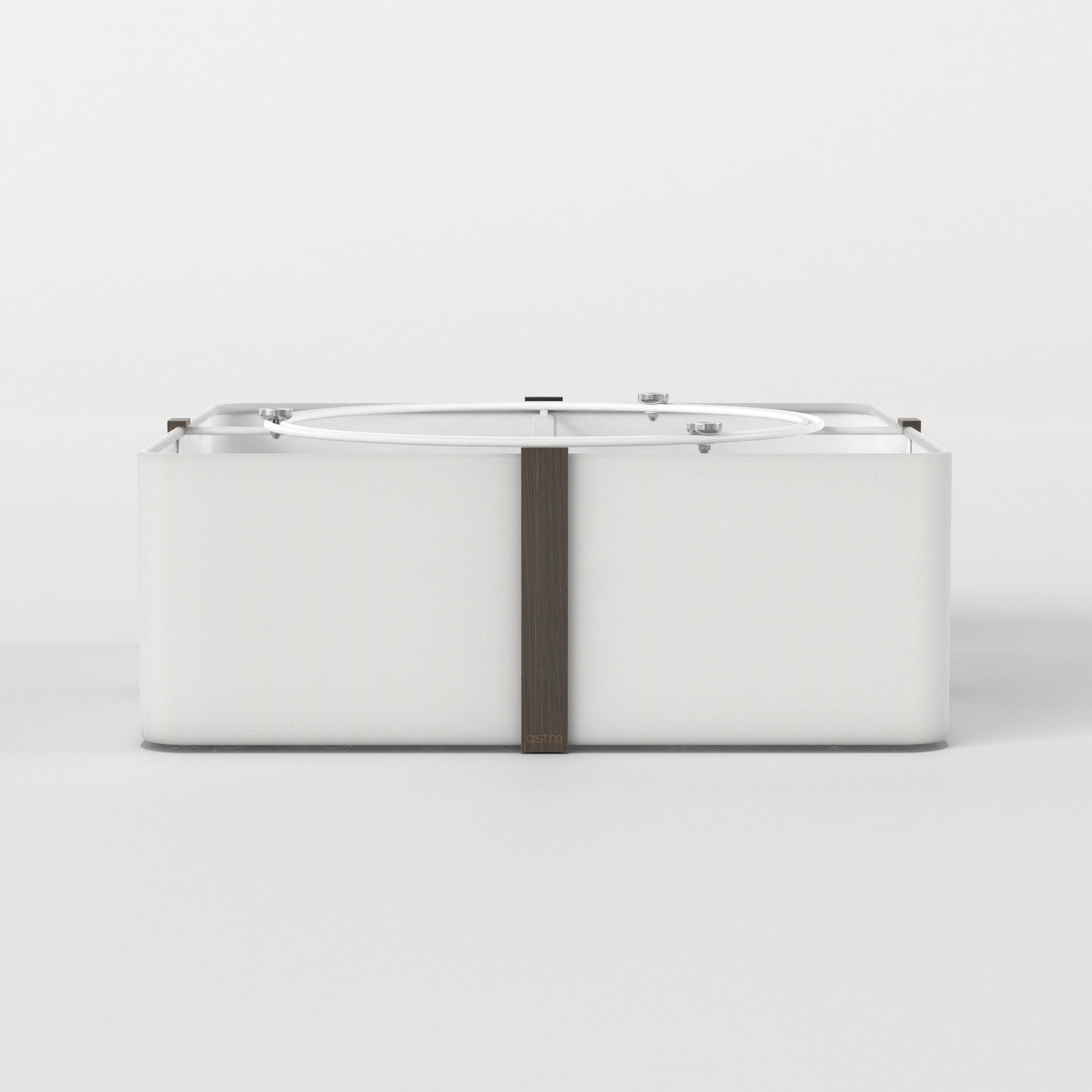 Elba Square 350/500 Shade- White/ Putty Finishes