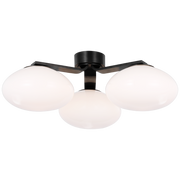 Marisol XL Triple Flush Mount - Gun Metal