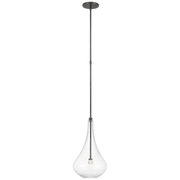 Lomme Single Pendant - Gun Metal/Soft Brass