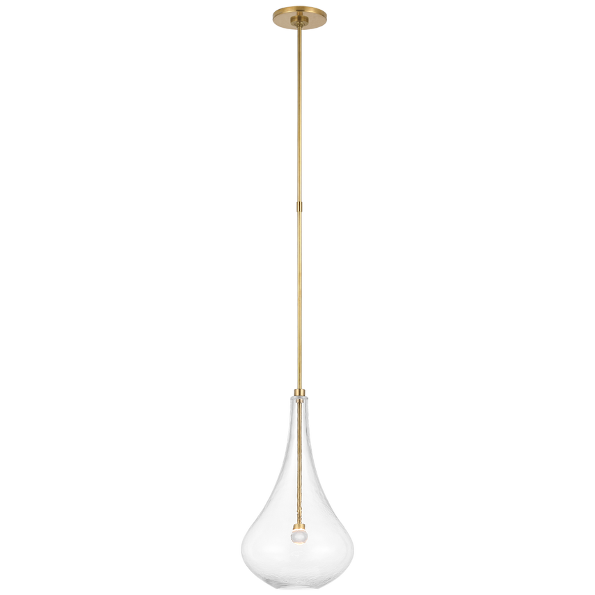 Lomme Single Pendant - Gun Metal/Soft Brass