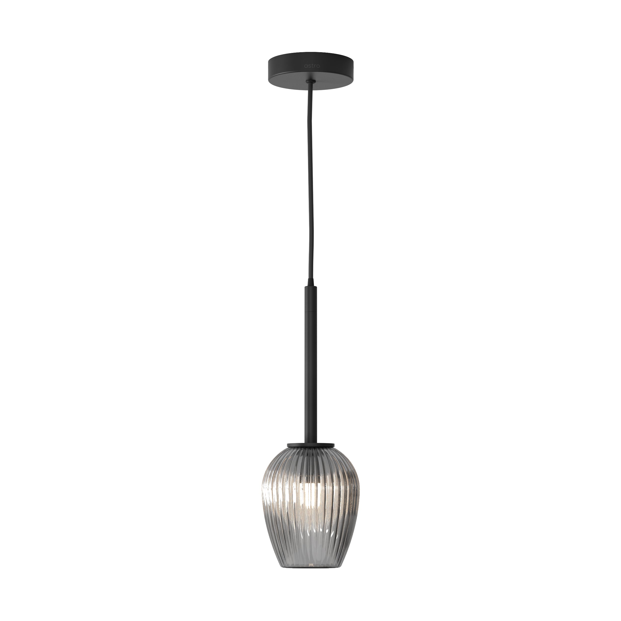 Tacoma Tulip Ribbed Glass