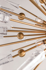 Sparta 6Lt Semi Flush - Aged Brass