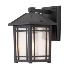 Cedar Small Wall Lantern - Black Finish