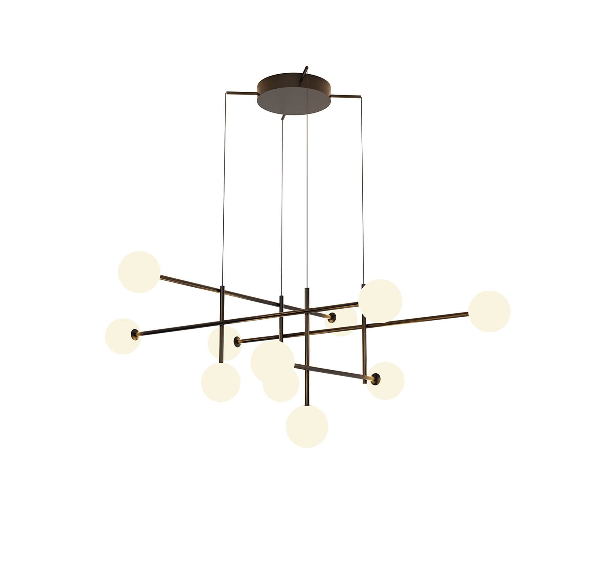 Cellar Pendant 11 Light, Replaceable 5W LEDs, 3000K, Black