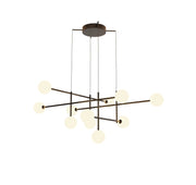Cellar Pendant 11 Light, Replaceable 5W LEDs, 3000K, Black