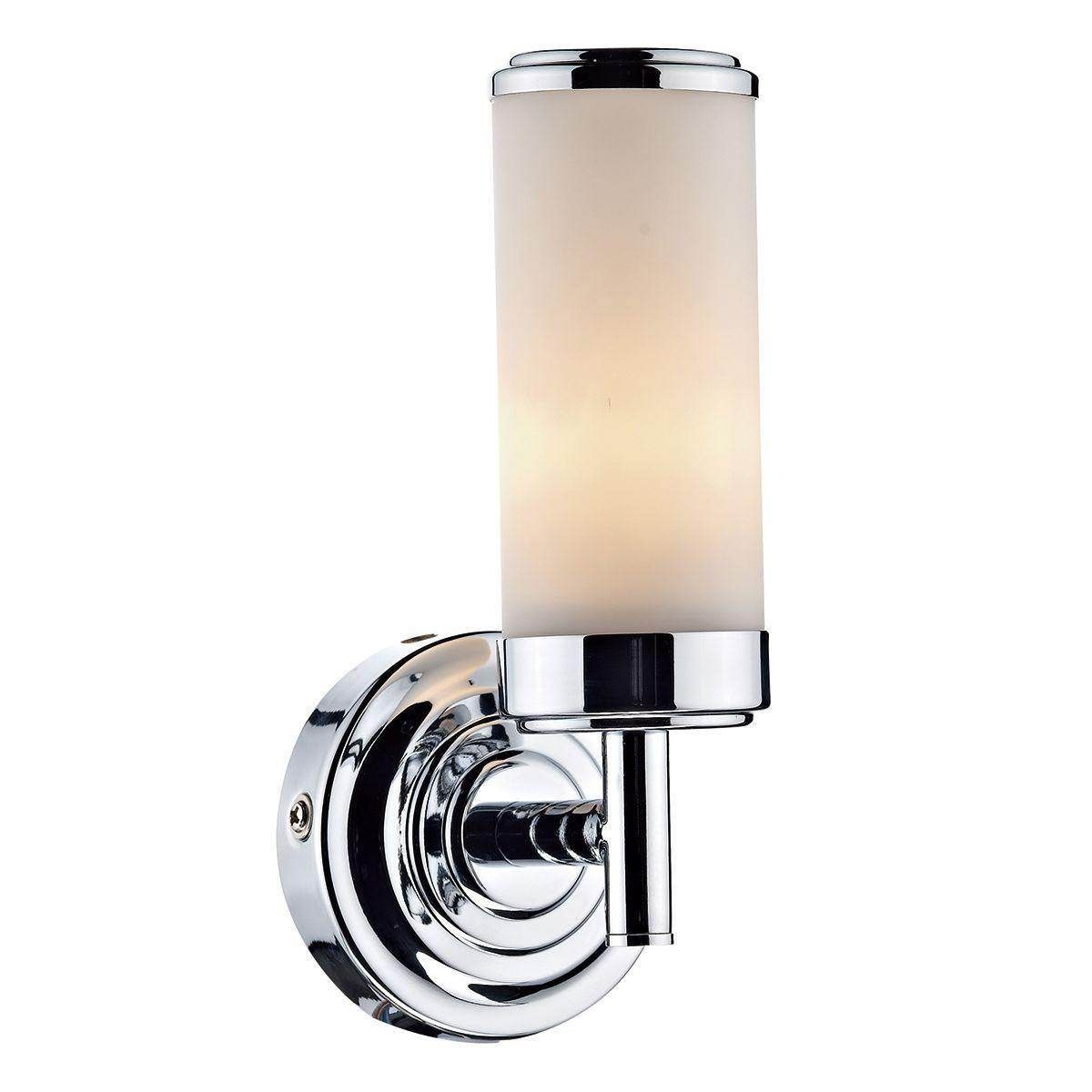 Dar Century Single Wall Bracket Polished Chrome IP44 - Cusack Lighting