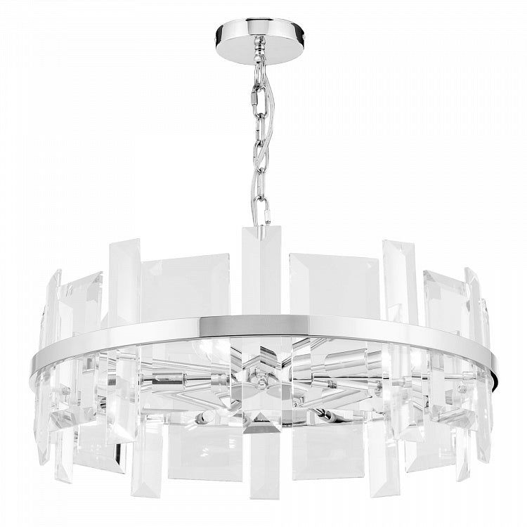 MAYTONI | 5lt Pendant Lamp Cerezo | Chrome/Glass - Cusack Lighting