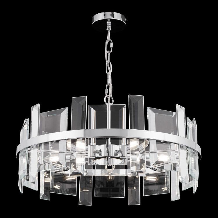 MAYTONI | 5lt Pendant Lamp Cerezo | Chrome/Glass - Cusack Lighting