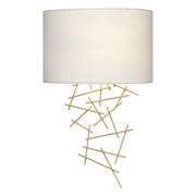 Dar Cevero Wall Light Gold C/W Shade - Cusack Lighting