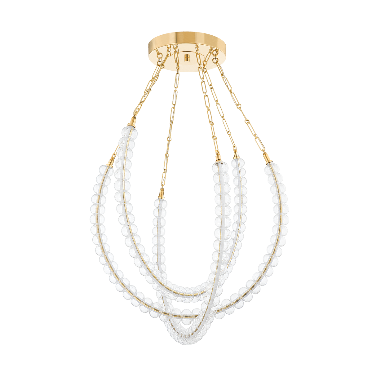 Celeste LED Fitting - Vintage Brass