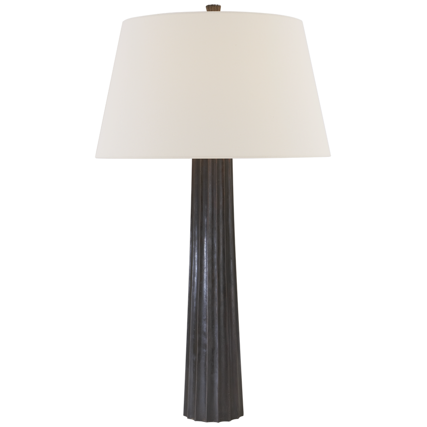 Fluted Spire Table Lamp - Various Colours