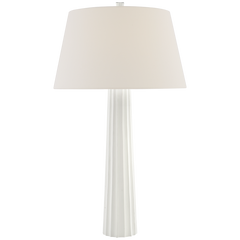 Fluted Spire Table Lamp - Various Colours