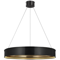 Connery Brass/Bronze LED Ring Pendant - Various Sizes
