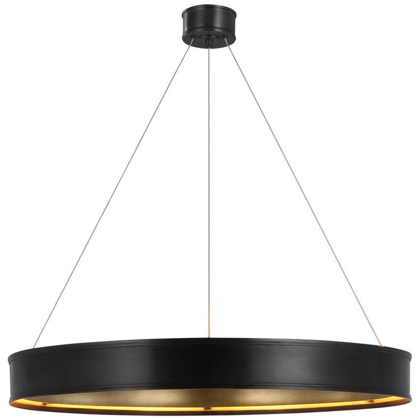 Connery Brass/Bronze LED Ring Pendant - Various Sizes