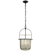 Lorford Smoke Bell Lantern - Aged Iron/Gild Iron