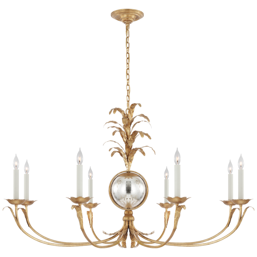 Gramercy Grande Chandelier - Gilded Iron