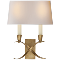 Cross Bouillotte Sconce - Various Colorus
