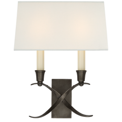 Cross Bouillotte Sconce - Various Colorus