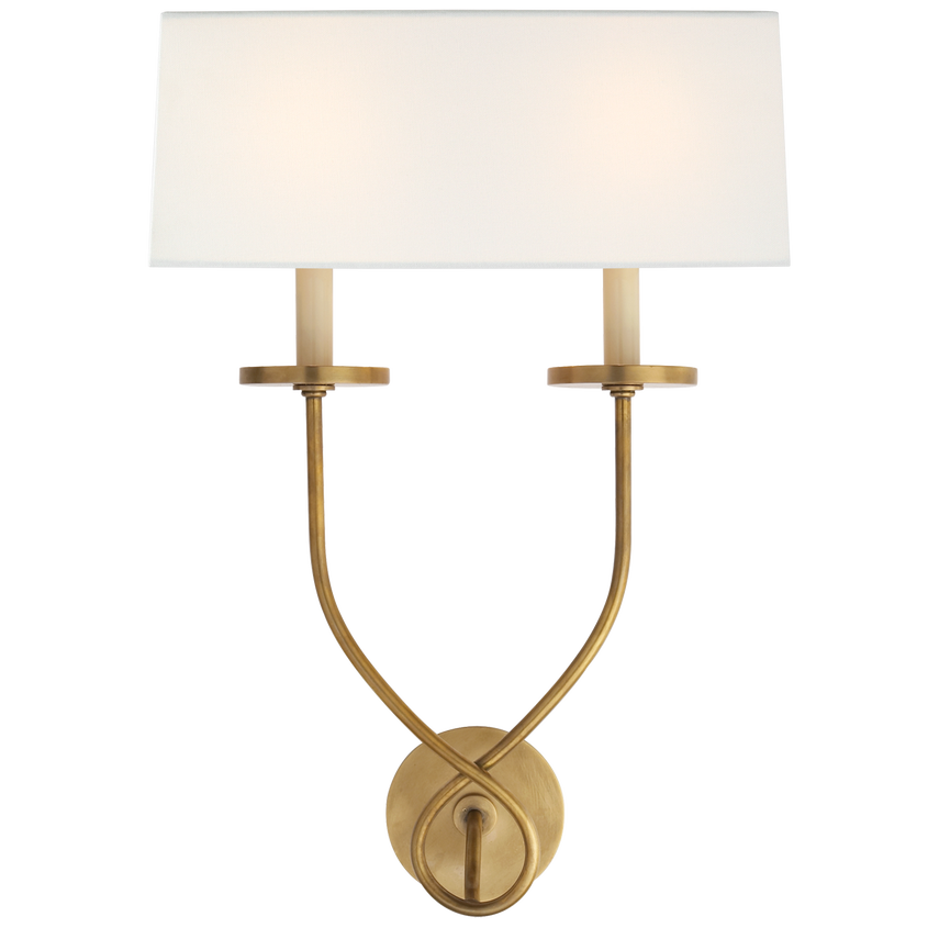 Symemetric Twist Double Sconce - Various Colours