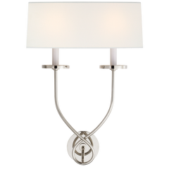 Symemetric Twist Double Sconce - Various Colours