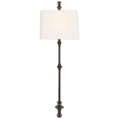 Cawdor Stanchion Wall Light - Antique Brass/Iron