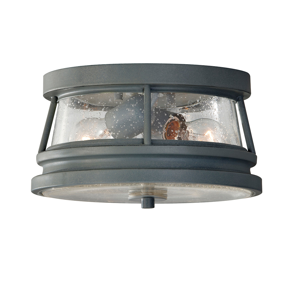 Chelsea Harbor 2Lt Flush Lantern – Black Finish