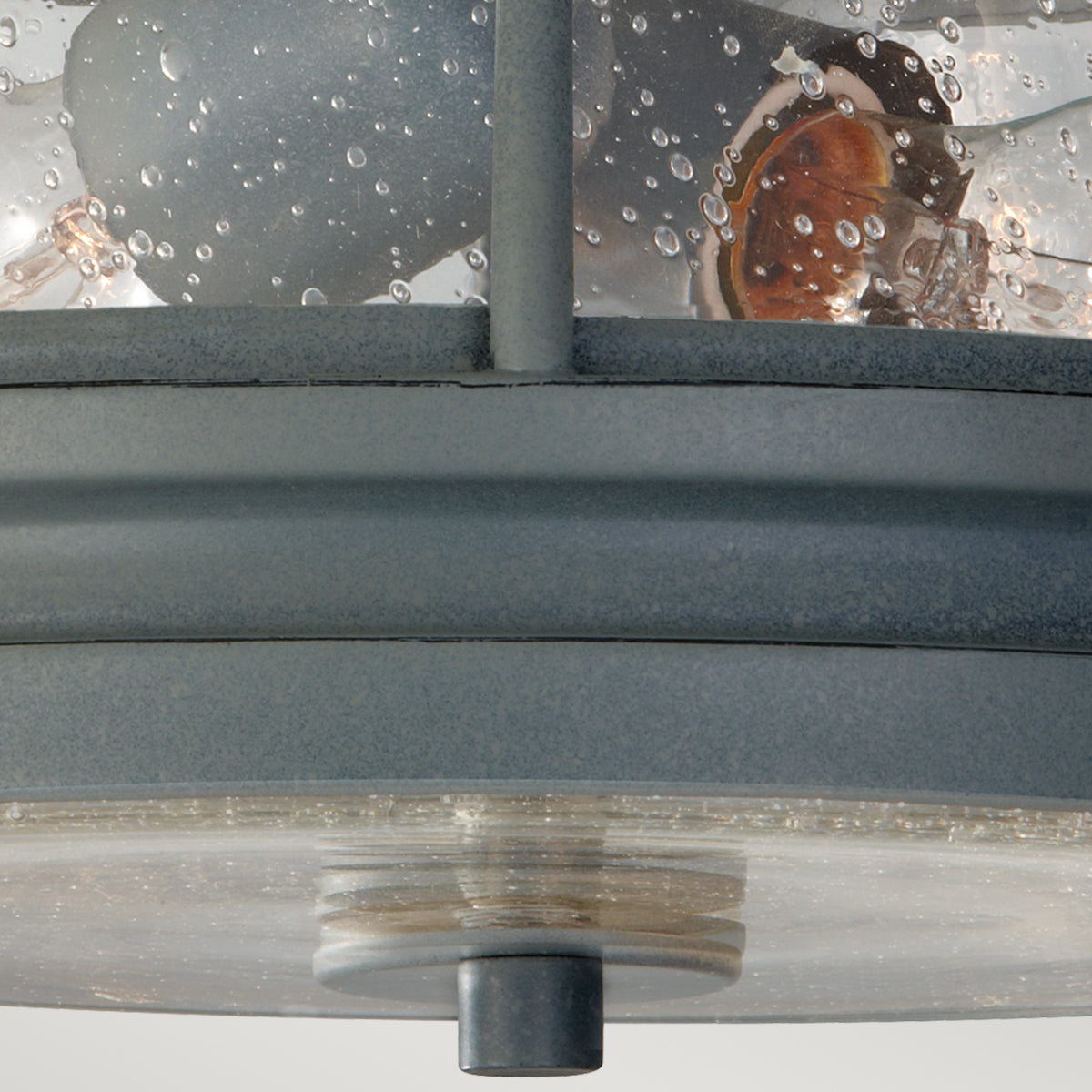 Chelsea Harbor 2Lt Flush Lantern – Black Finish