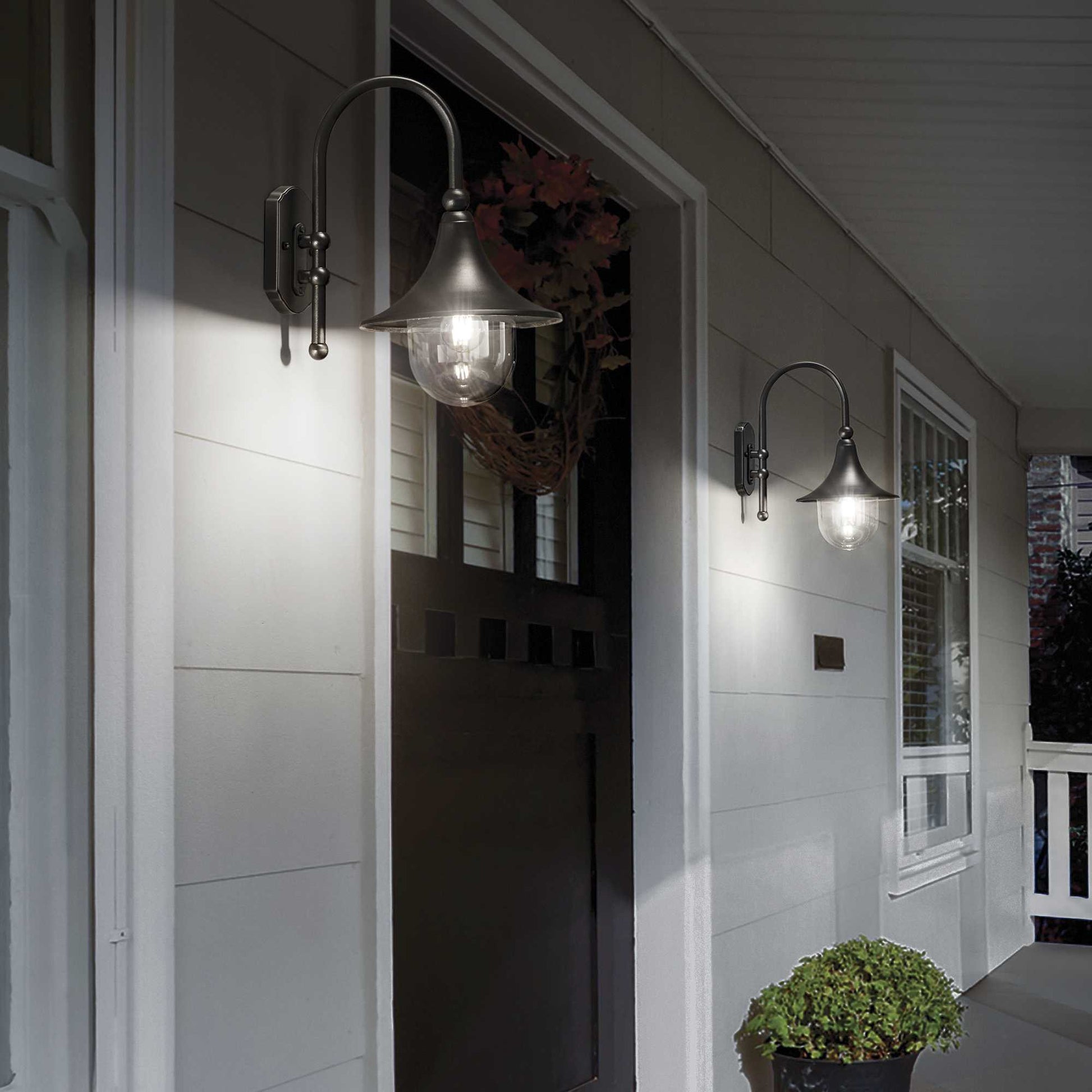 Cima Wall Light - Anthracite/Coffee/Black Finish - Cusack Lighting
