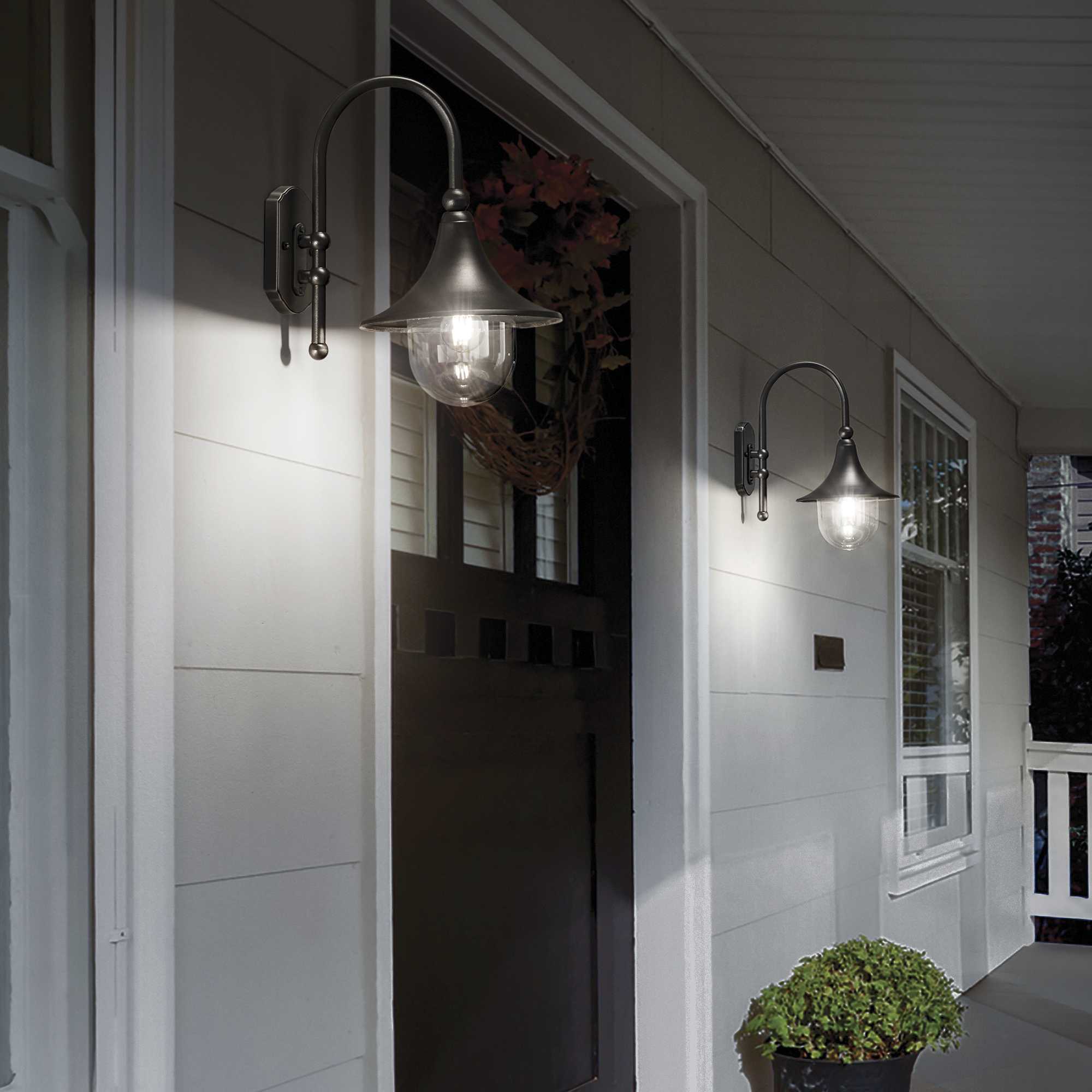 Cima Wall Light - Anthracite/Coffee/Black Finish - Cusack Lighting