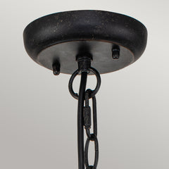 Cleveland Small Chain Lantern – Weathered Bronze Finish