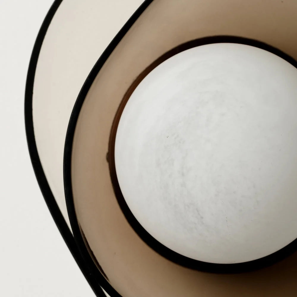 Dulwich Layered Glass Wall Light - Mocha