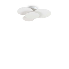 Cloud flush light Small/Medium - White Finish - Cusack Lighting