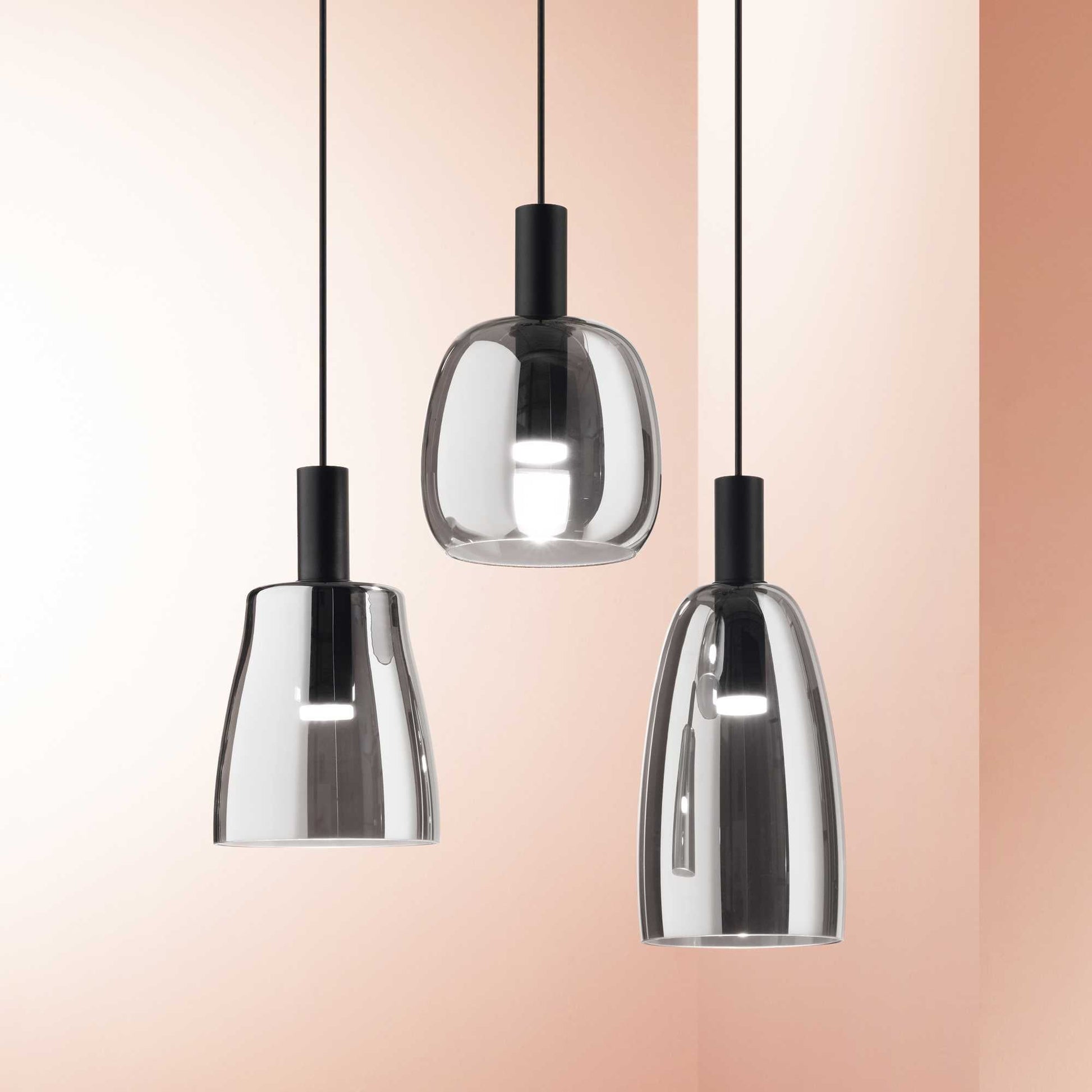 Coco Pendant - Smokey Grey - Cusack Lighting