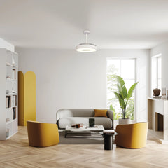 Coin LED Fan Light W/ App & Remote Control