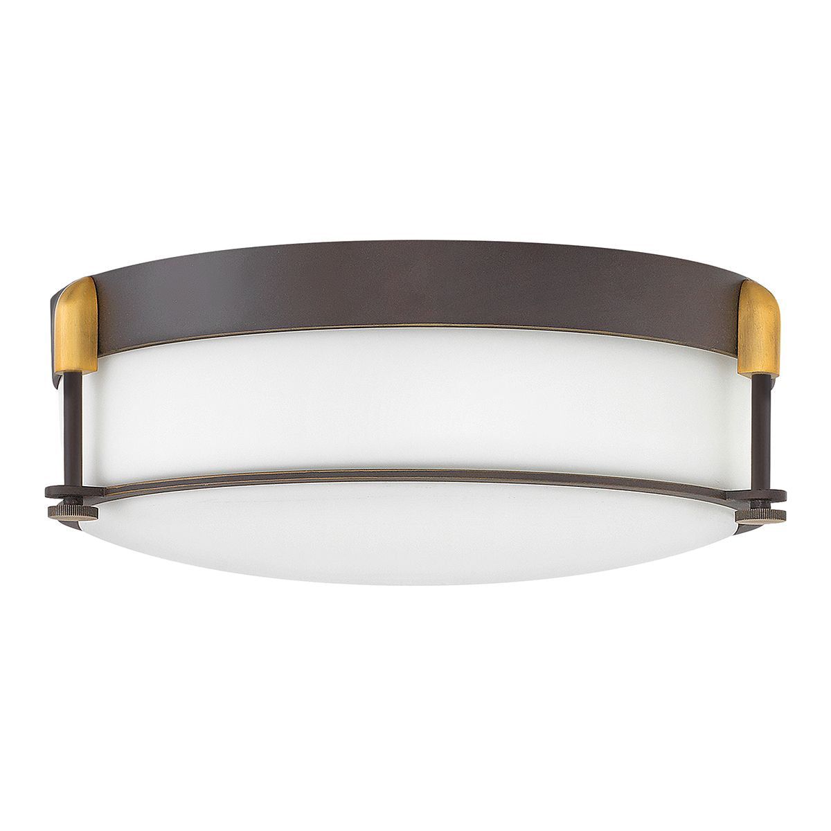 Colbin 2L BathRoom Flush Ceiling Light - Oil Rubbed Bronze Finish