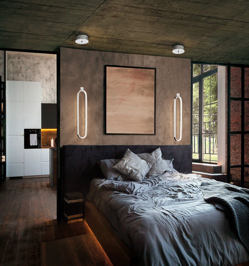Colette· Led Lamp 1 L. Rose Gold, Chrome